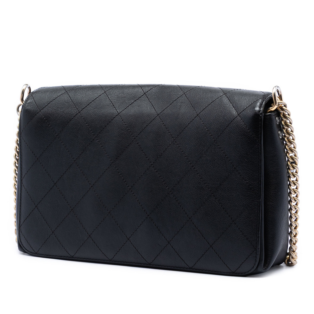 Pre-Loved Chanel Medium Quilted Calfskin Straight Lined Flap - Picture 2 of 6